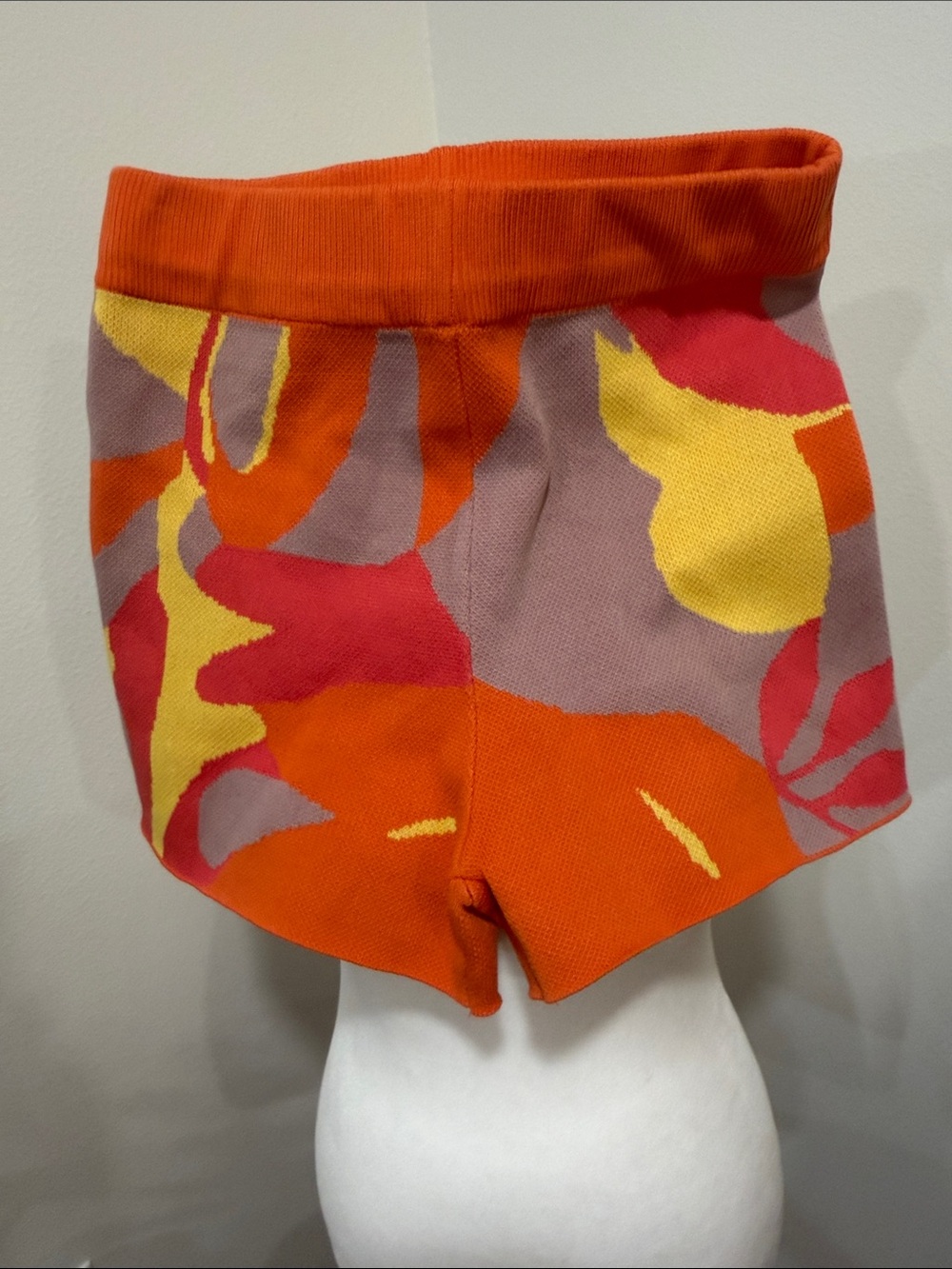 Women’s bright color block shorts